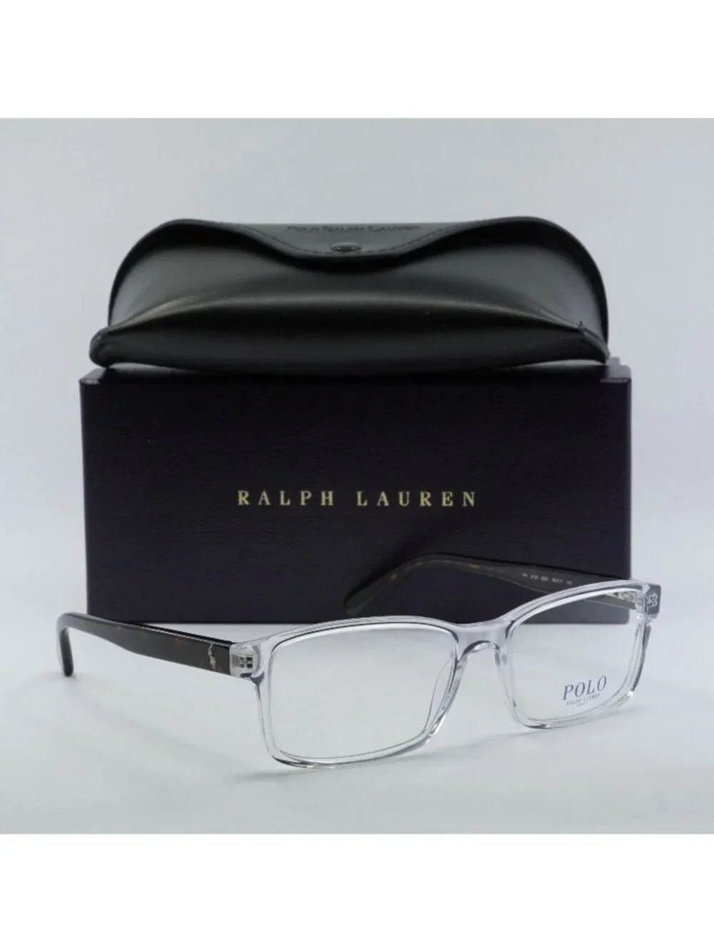 Polo Ralph Lauren PH2123 5331 Rectangle Eyeglasses 58mm - Crystal / Havana